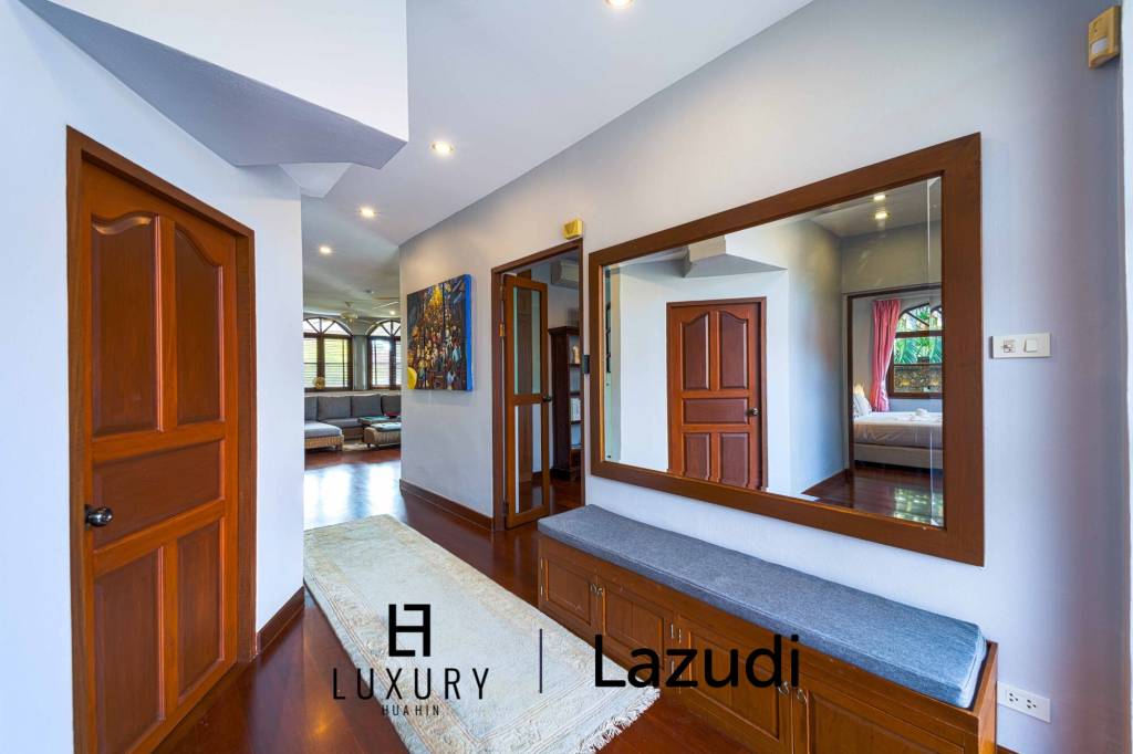 พูลวิลล่า 5 ห้องนอน สำหรับเช่าพักผ่อน – ซอยหัวหิน 116