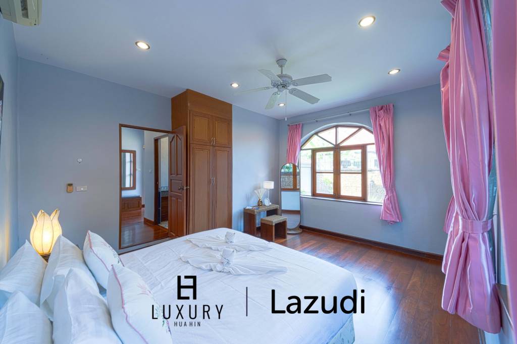 พูลวิลล่า 5 ห้องนอน สำหรับเช่าพักผ่อน – ซอยหัวหิน 116