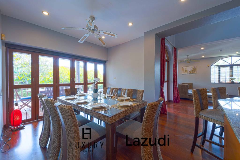 พูลวิลล่า 5 ห้องนอน สำหรับเช่าพักผ่อน – ซอยหัวหิน 116