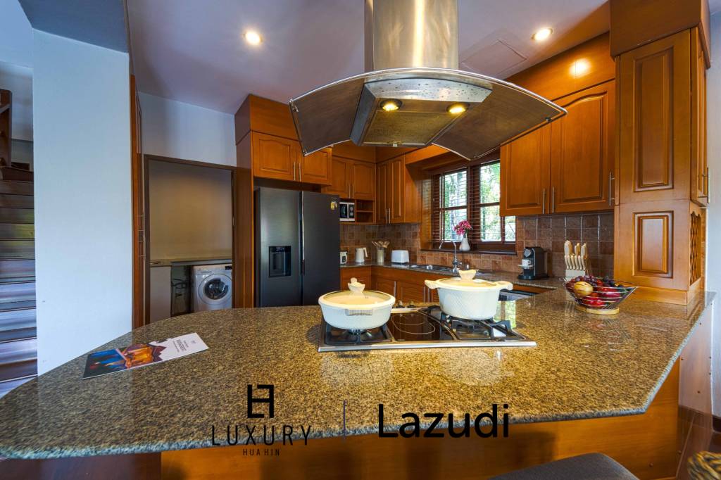 พูลวิลล่า 5 ห้องนอน สำหรับเช่าพักผ่อน – ซอยหัวหิน 116