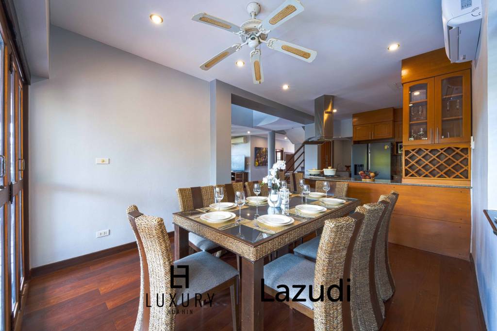 พูลวิลล่า 5 ห้องนอน สำหรับเช่าพักผ่อน – ซอยหัวหิน 116