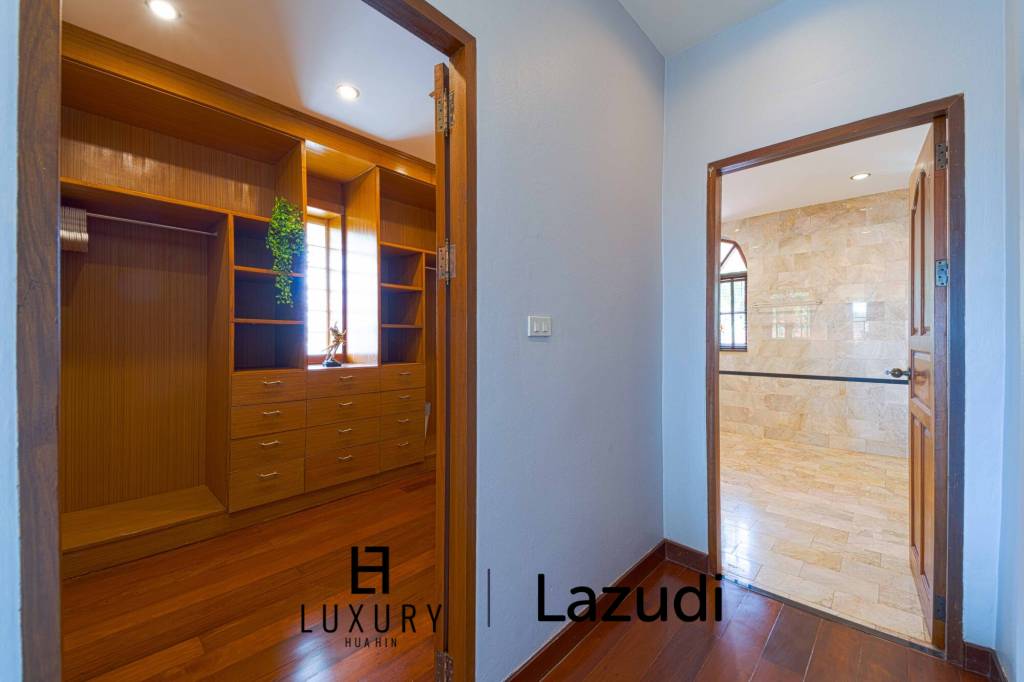 พูลวิลล่า 5 ห้องนอน สำหรับเช่าพักผ่อน – ซอยหัวหิน 116