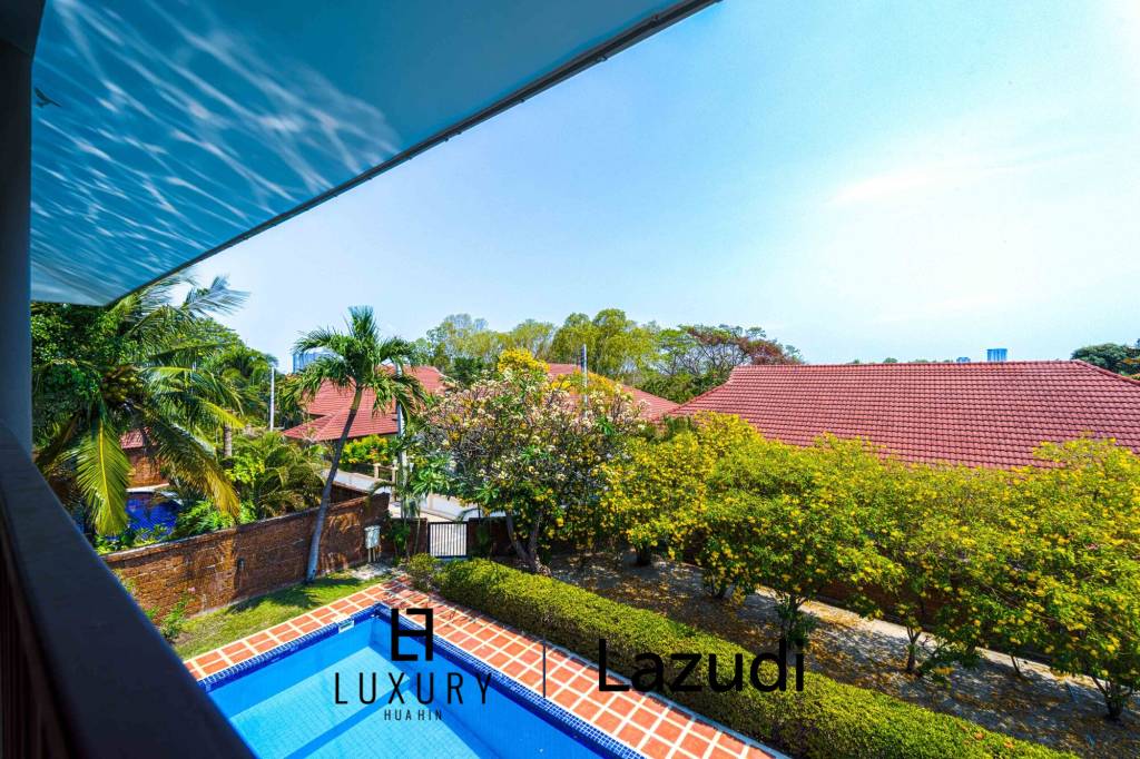 พูลวิลล่า 5 ห้องนอน สำหรับเช่าพักผ่อน – ซอยหัวหิน 116