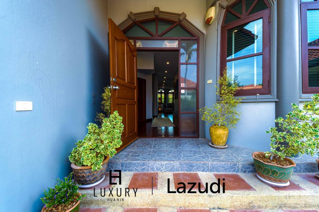 พูลวิลล่า 5 ห้องนอน สำหรับเช่าพักผ่อน – ซอยหัวหิน 116