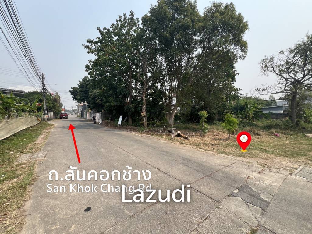 ขายที่ดิน 97.2 ตรว. แปลงหัวมุมในตัวเมืองเชียงราย