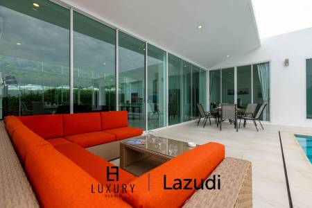 โมเดิร์นพูลวิลล่า 4 ห้องนอน พร้อมดาดฟ้าชมวิว (KH-A5)