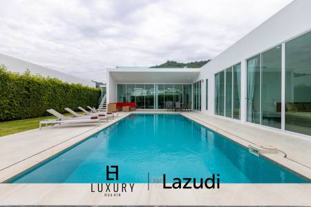 โมเดิร์นพูลวิลล่า 4 ห้องนอน พร้อมดาดฟ้าชมวิว (KH-A5)