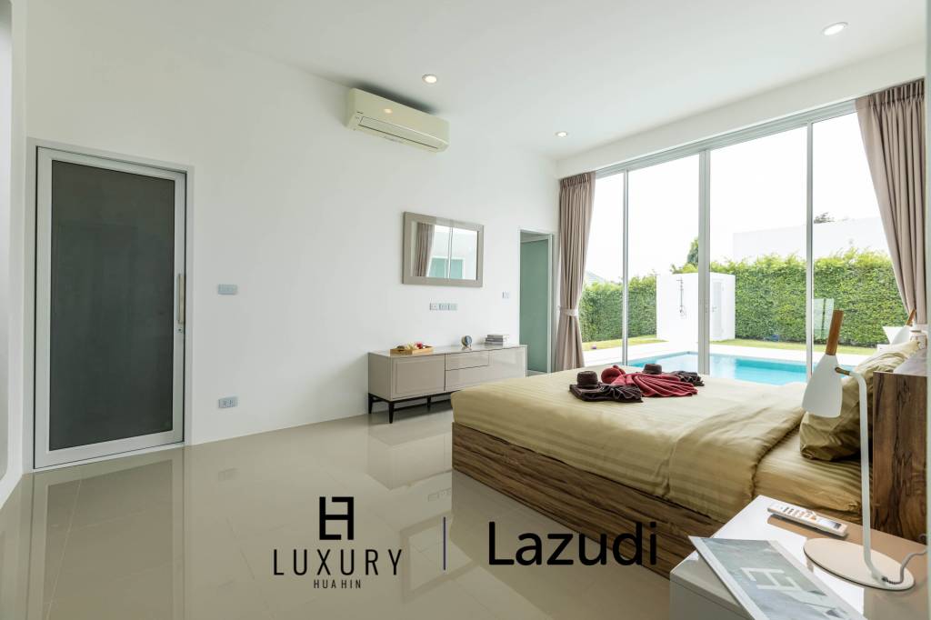 โมเดิร์นพูลวิลล่า 4 ห้องนอน พร้อมดาดฟ้าชมวิว (KH-A5)