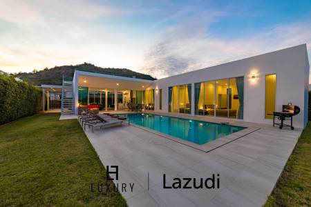 โมเดิร์นพูลวิลล่า 4 ห้องนอน พร้อมดาดฟ้าชมวิว (KH-A5)