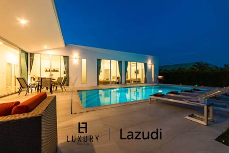 โมเดิร์นพูลวิลล่า 4 ห้องนอน พร้อมดาดฟ้าชมวิว (KH-A5)