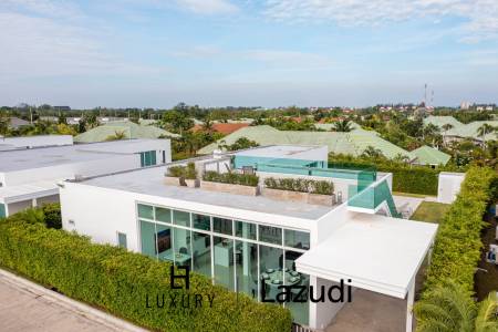 โมเดิร์นพูลวิลล่า 4 ห้องนอน พร้อมดาดฟ้าชมวิว (KH-A5)