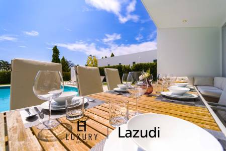 โมเดิร์นพูลวิลล่า 4 ห้องนอน พร้อมความบันเทิงครบวงจร (KH-A6)