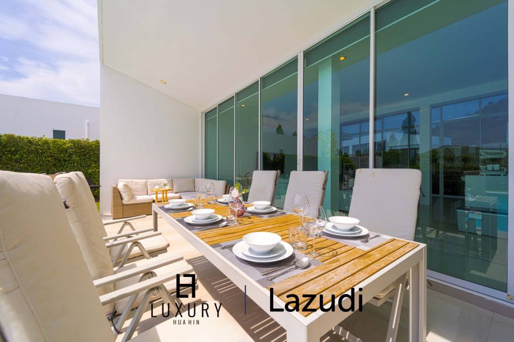 โมเดิร์นพูลวิลล่า 4 ห้องนอน พร้อมความบันเทิงครบวงจร (KH-A6)