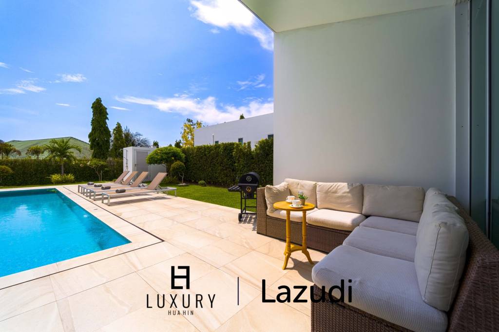 โมเดิร์นพูลวิลล่า 4 ห้องนอน พร้อมความบันเทิงครบวงจร (KH-A6)