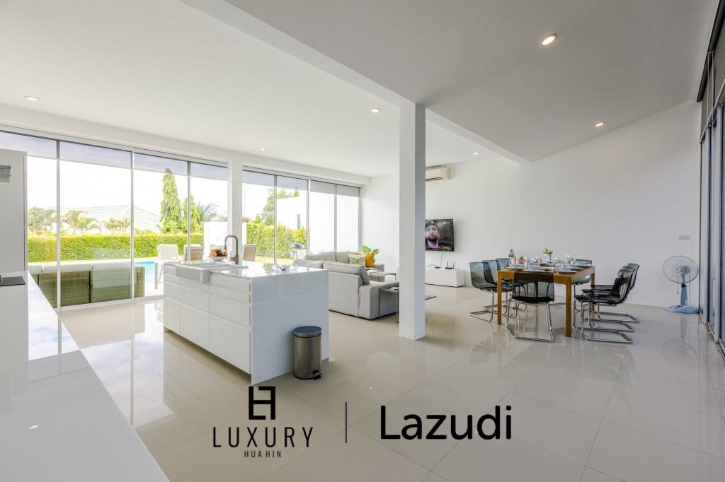 โมเดิร์นพูลวิลล่า 4 ห้องนอน พร้อมความบันเทิงครบวงจร (KH-A6)