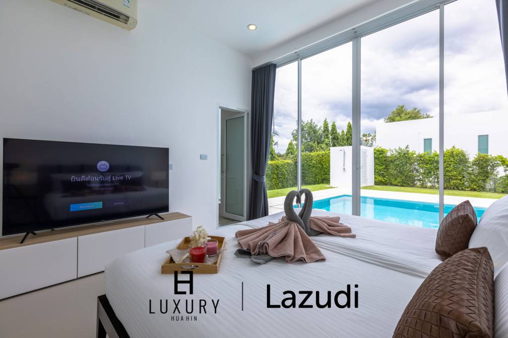 โมเดิร์นพูลวิลล่า 4 ห้องนอน พร้อมความบันเทิงครบวงจร (KH-A6)