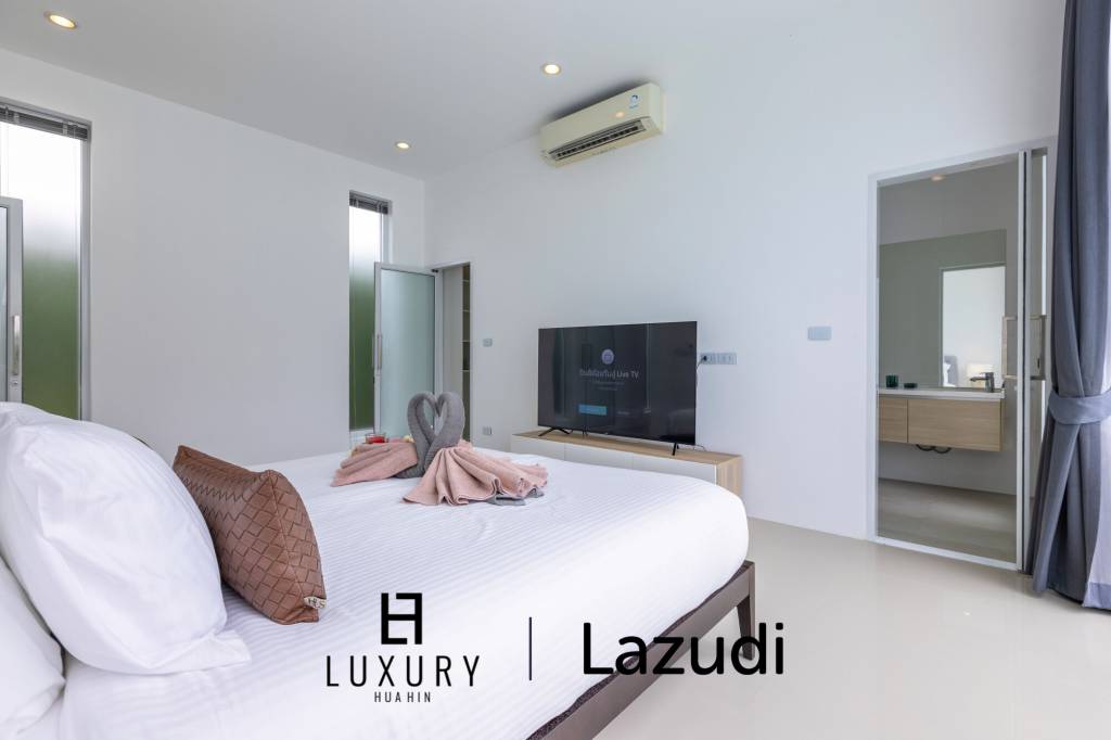 โมเดิร์นพูลวิลล่า 4 ห้องนอน พร้อมความบันเทิงครบวงจร (KH-A6)