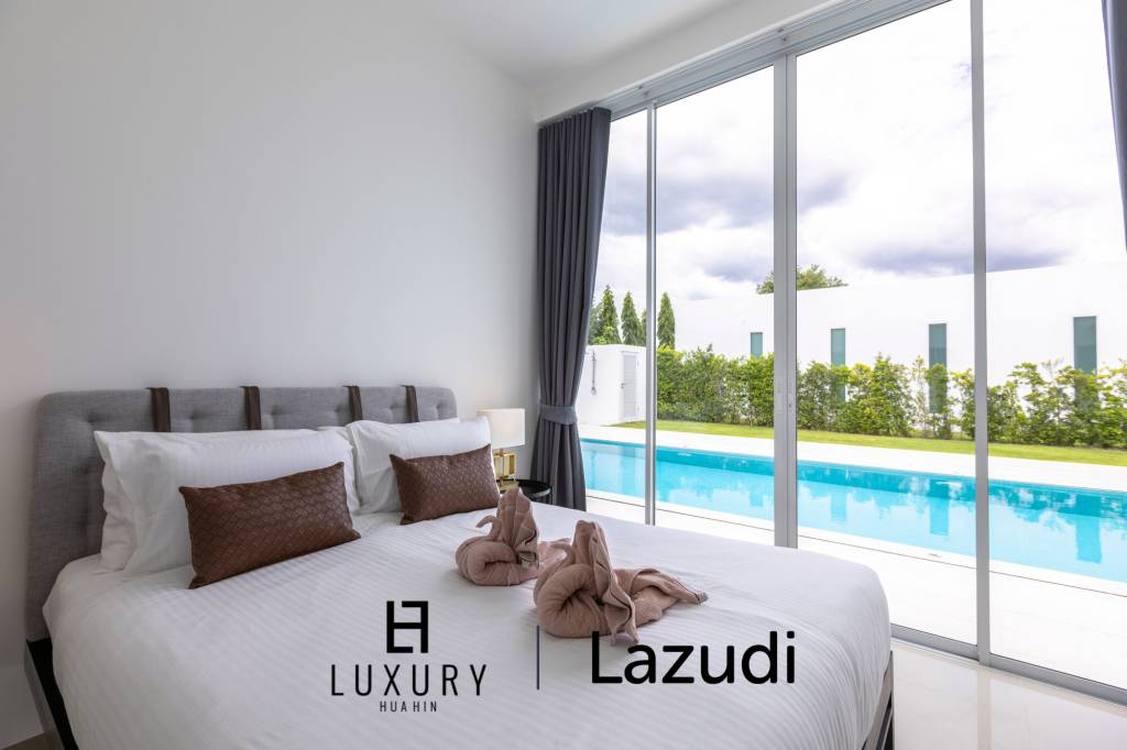 โมเดิร์นพูลวิลล่า 4 ห้องนอน พร้อมความบันเทิงครบวงจร (KH-A6)