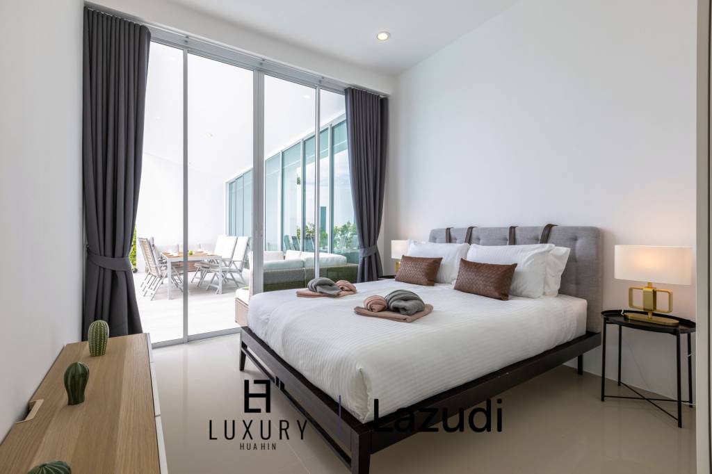 โมเดิร์นพูลวิลล่า 4 ห้องนอน พร้อมความบันเทิงครบวงจร (KH-A6)