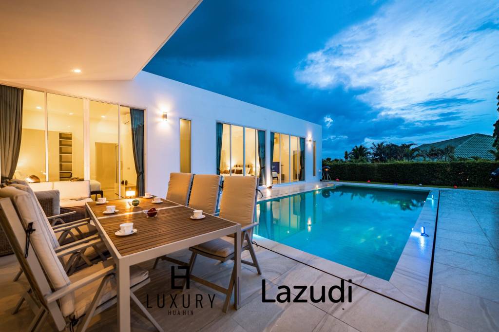 โมเดิร์นพูลวิลล่า 4 ห้องนอน พร้อมความบันเทิงครบวงจร (KH-A6)