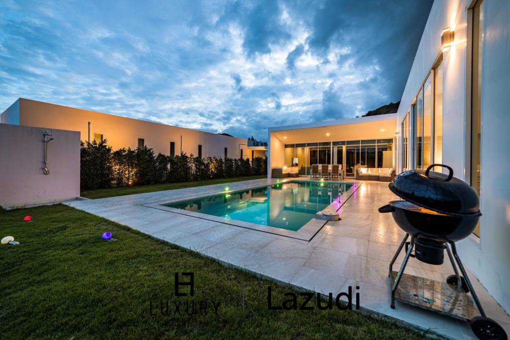 โมเดิร์นพูลวิลล่า 4 ห้องนอน พร้อมความบันเทิงครบวงจร (KH-A6)