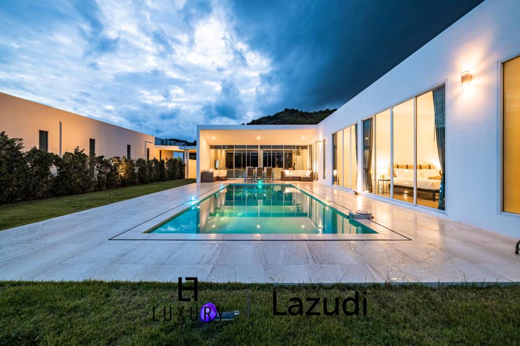 โมเดิร์นพูลวิลล่า 4 ห้องนอน พร้อมความบันเทิงครบวงจร (KH-A6)