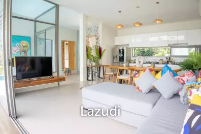 Modern 3-Bed Sea View Villa in Bophut Hills
