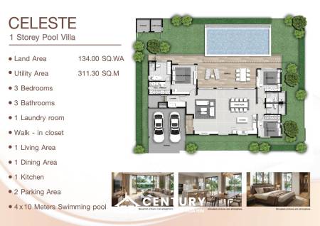 Вилла 652 кв.м. 3 Кровать 3 Ванна