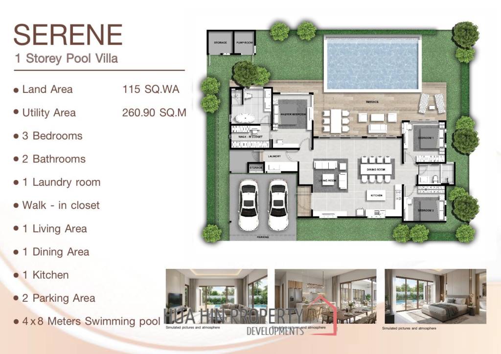 260 sqm modern pool villa in Thap Tai Hua Hin - Villa Serene