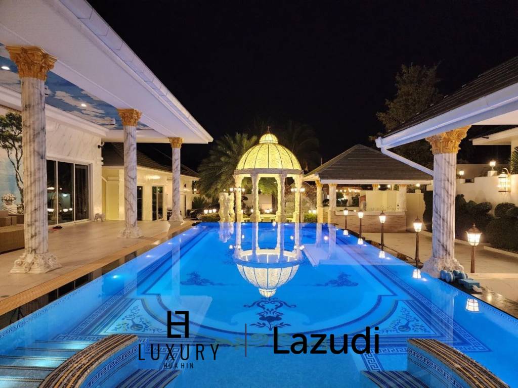 วิลล่าหรู 540 ตร.ม. พร้อมสระว่ายน้ำคู่ ใกล้ทะเลหัวหิน ตำบลหนองแก