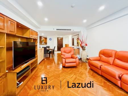 คอนโด 2 ห้องนอน ชั้นล่าง 105 ตร.ม. วิวสวนในบ้านแสนสราญ