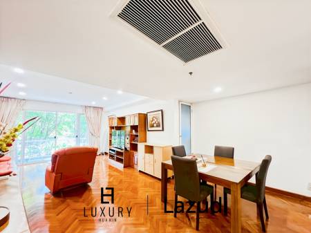 คอนโด 2 ห้องนอน ชั้นล่าง 105 ตร.ม. วิวสวนในบ้านแสนสราญ