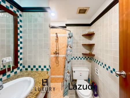 คอนโด 2 ห้องนอน ชั้นล่าง 105 ตร.ม. วิวสวนในบ้านแสนสราญ