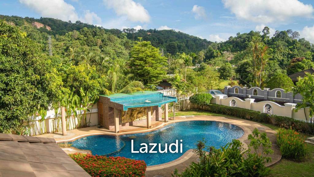 Spacious 7-bedroom private pool villa in Kathu near Patong and golf courses
