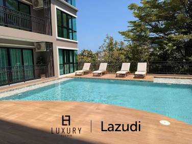 คอนโด 35 ตร.ม. ใจกลางหัวหิน ใกล้ทะเล พร้อมสระว่ายน้ำและฟิตเนส