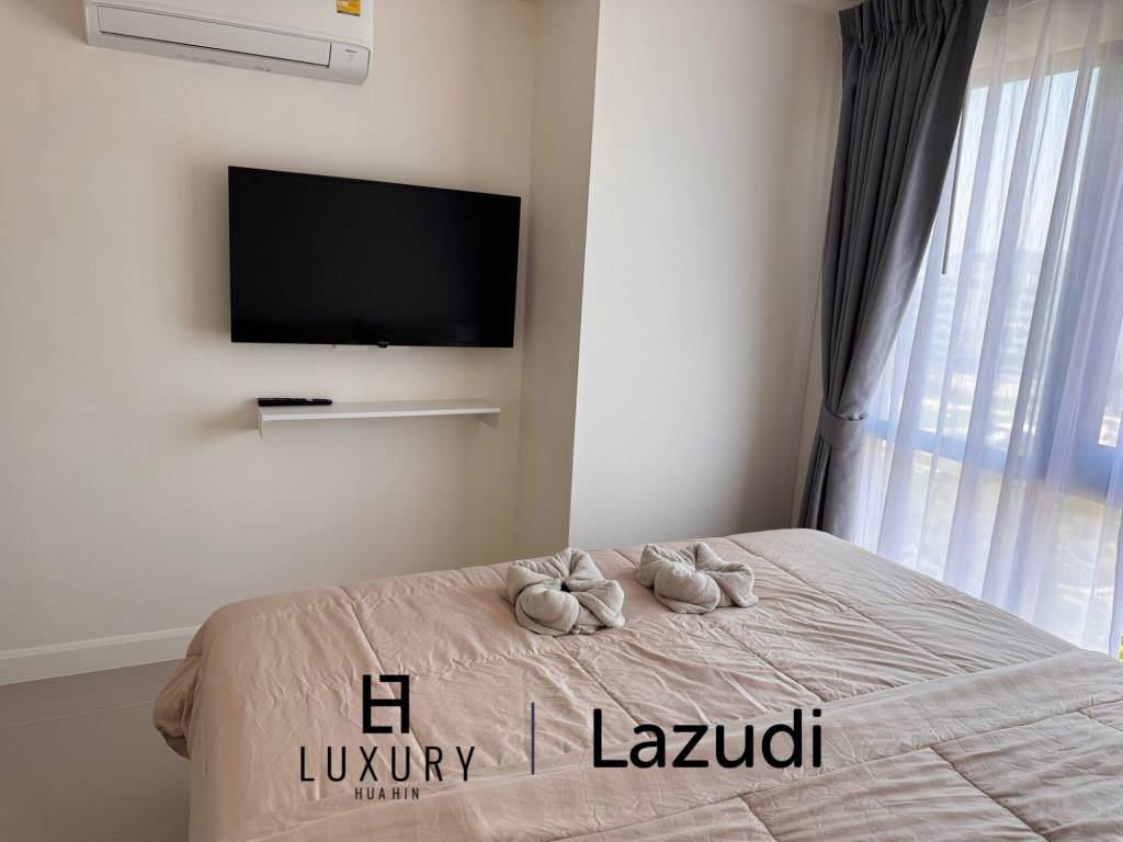 คอนโด 35 ตร.ม. ใจกลางหัวหิน ใกล้ทะเล พร้อมสระว่ายน้ำและฟิตเนส