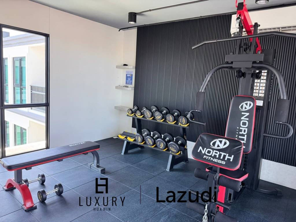 คอนโด 35 ตร.ม. ใจกลางหัวหิน ใกล้ทะเล พร้อมสระว่ายน้ำและฟิตเนส