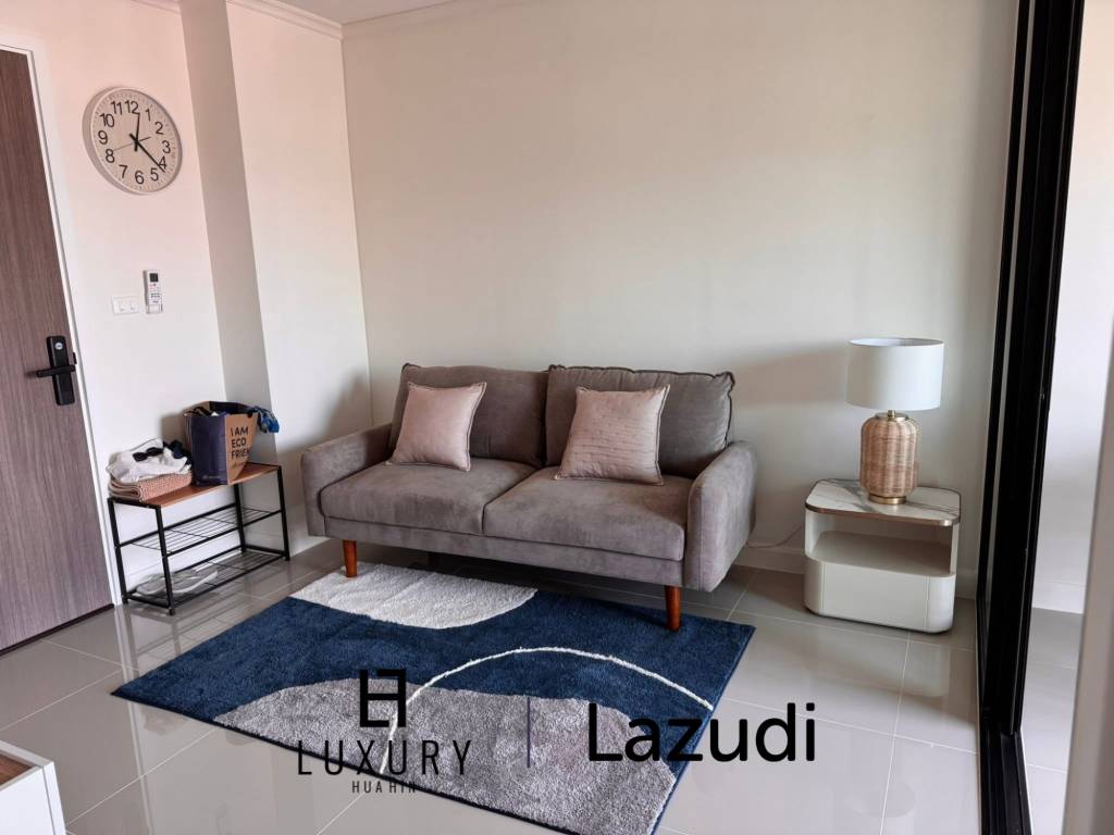 คอนโด 35 ตร.ม. ใจกลางหัวหิน ใกล้ทะเล พร้อมสระว่ายน้ำและฟิตเนส