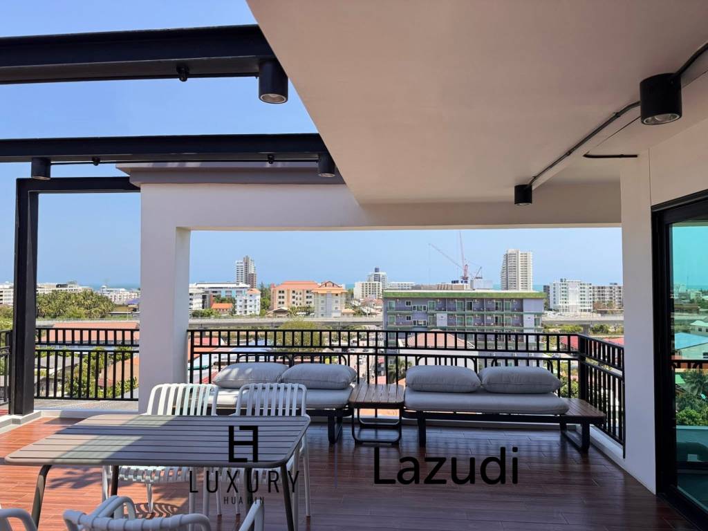 คอนโด 35 ตร.ม. ใจกลางหัวหิน ใกล้ทะเล พร้อมสระว่ายน้ำและฟิตเนส