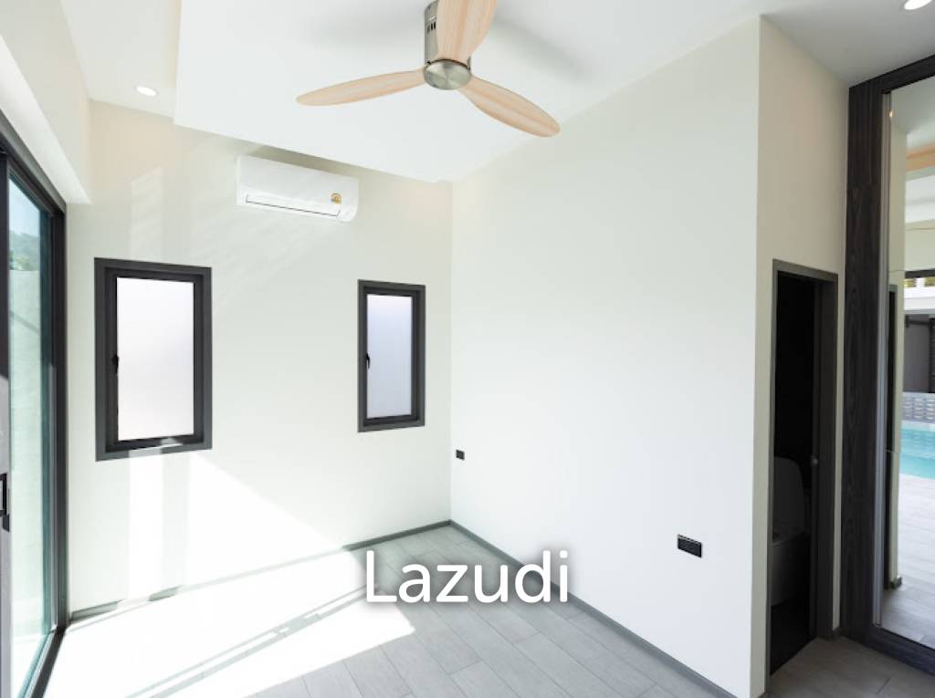 Newly built 3 bedroom pool villa for sale only 5 minutes from Nai harn beach