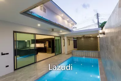 Newly built 3 bedroom pool villa for sale only 5 minutes from Nai harn beach