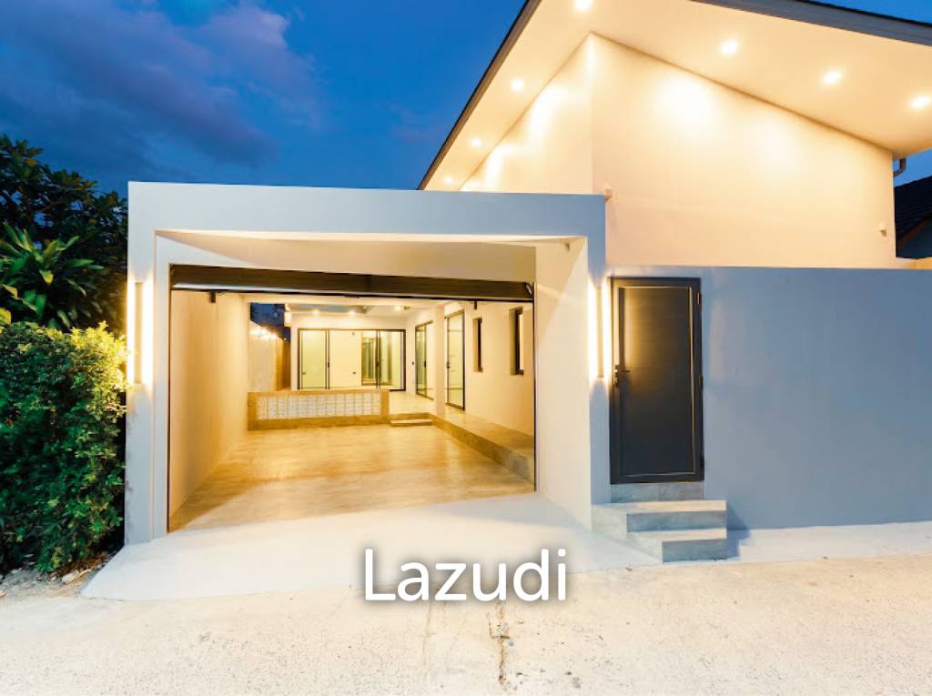 Newly built 3 bedroom pool villa for sale only 5 minutes from Nai harn beach