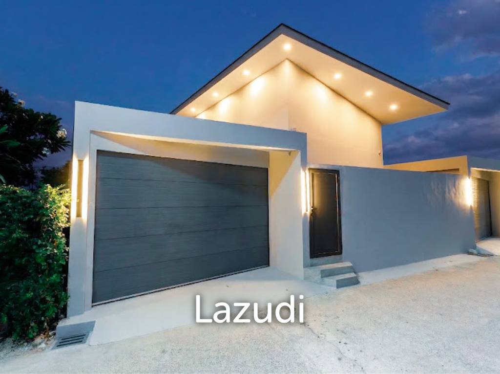 Newly built 3 bedroom pool villa for sale only 5 minutes from Nai harn beach