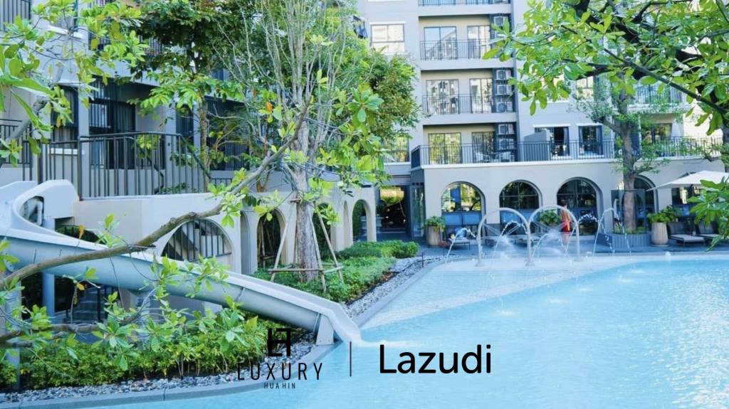 คอนโดวิวสระว่ายน้ำ 26.74 ตร.ม. ชั้น 4 ใจกลางหัวหิน