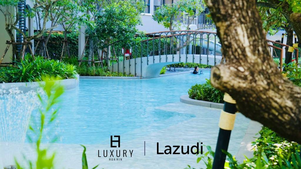 คอนโดวิวสระว่ายน้ำ 26.74 ตร.ม. ชั้น 4 ใจกลางหัวหิน