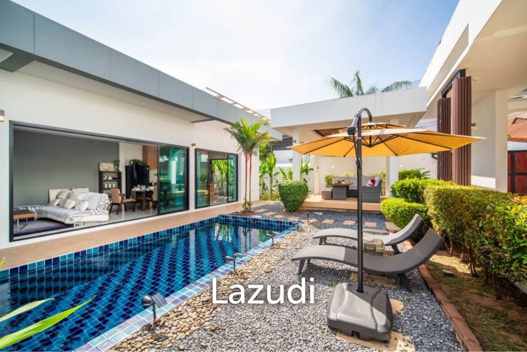 3 bedroom pool villa for rent 200 meters from Chalong Bay