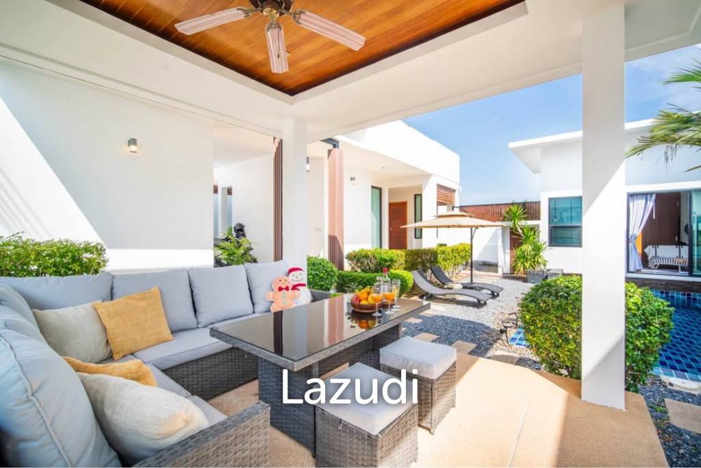 3 bedroom pool villa for rent 200 meters from Chalong Bay