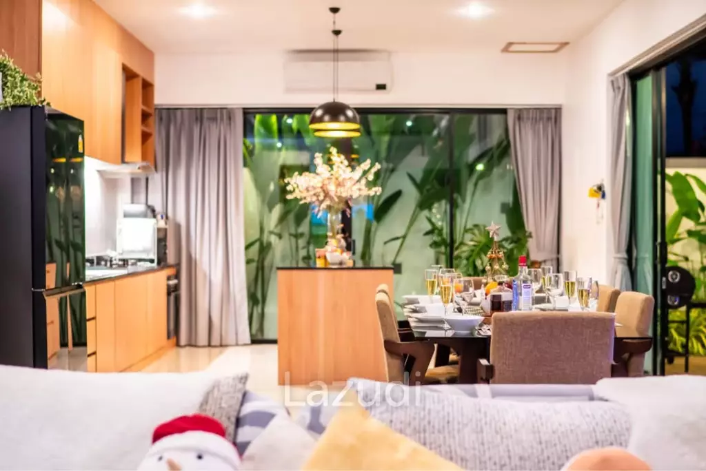3 bedroom pool villa for rent 200 meters from Chalong Bay
