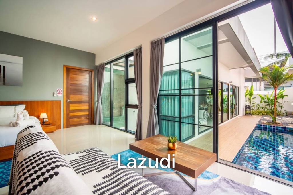 3 bedroom pool villa for rent 200 meters from Chalong Bay