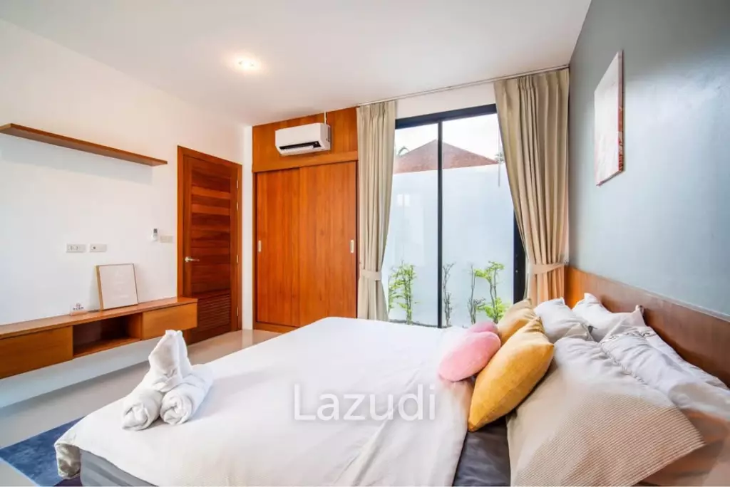 3 bedroom pool villa for rent 200 meters from Chalong Bay